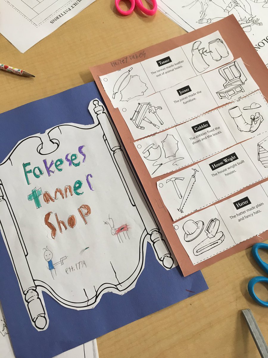 Audfowl's tweet image. Picking colonial jobs in @nygrensninjas !! #creativity #ccsdtn #historyisfun @_ksescardinals