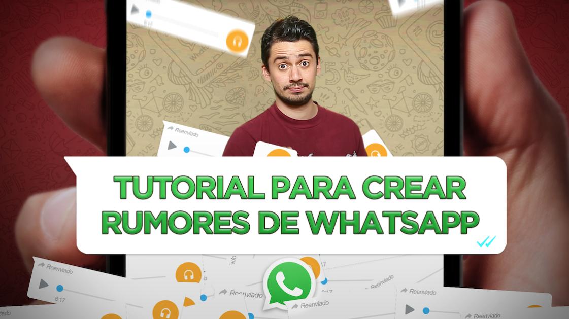 Tutorial para crear rumores de WhatsApp ow.ly/ttGg30oCcUm