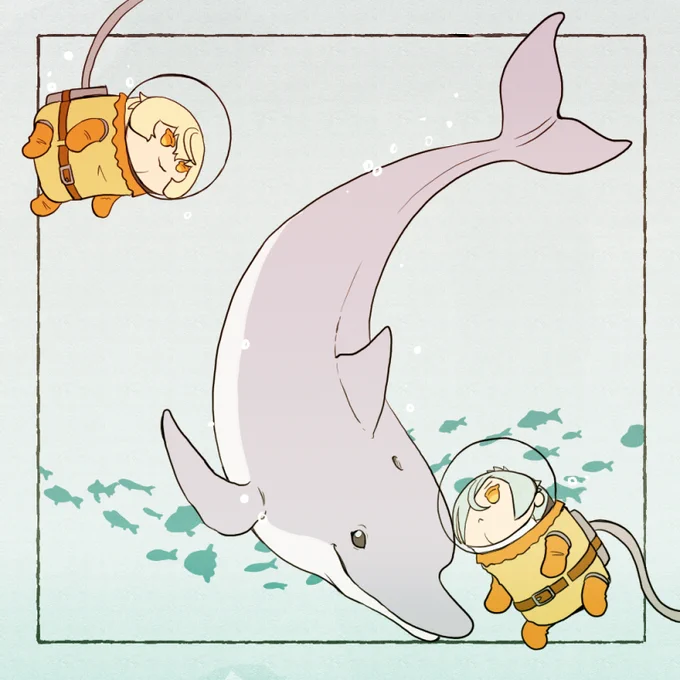 もちもちダイビング。 