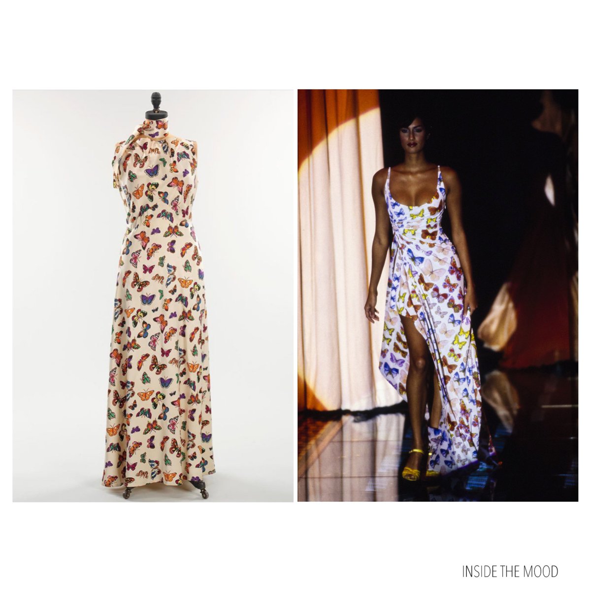 versace butterfly dress