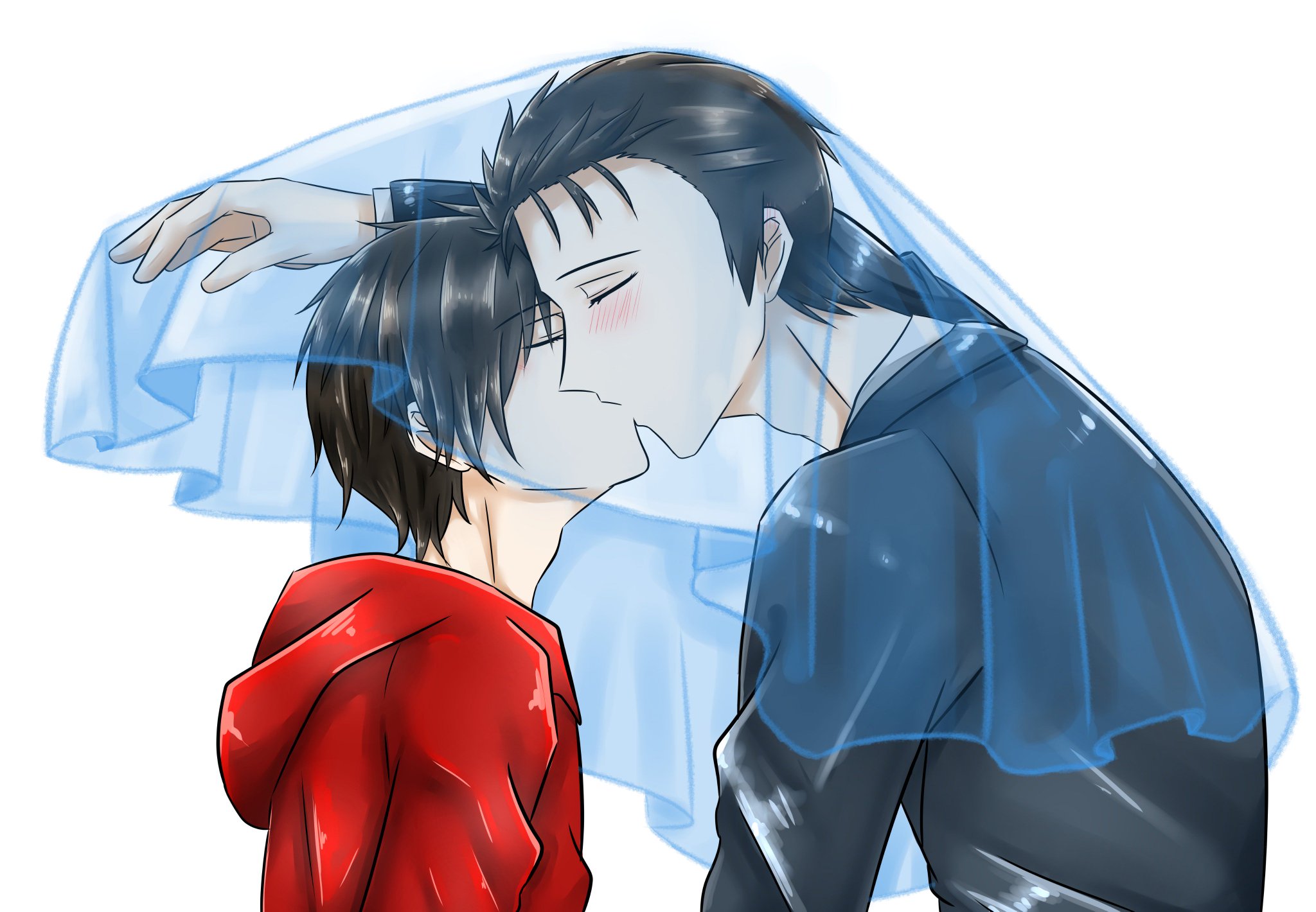 O Xrhsths ピエロ Sto Twitter 寄生獣 ミギ新 素材使う 擬人化注意 私のミギ新の初キス この素材本当に好きです 背景は全然無理 甘い すき 本当に好きです この2人早く幸せになれ