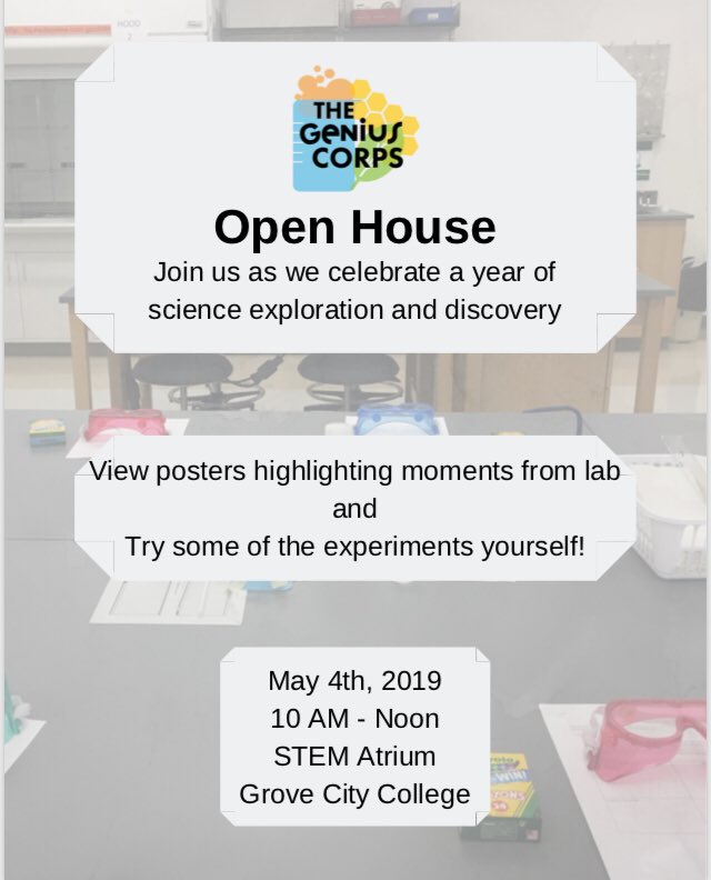 TheGeniusCorps's tweet photo. It’s a year-in-review celebration! We hope to see you there! 🎉 #STEM #gccedu #GCASDproud #science https://t.co/bL6Gy0pKN6