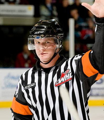 Meet Brett Iverson, arguably North America's top amateur referee. With Olympic, World Championship &amp; Memorial Cup assignments on his resume, Brett was just awarded the prestigious top official <a href="/TheWHL/">Western Hockey League</a> Allen Paradice trophy for the 3rd consecutive season. (he's waiting <a href="/NHL/">NHL</a>)