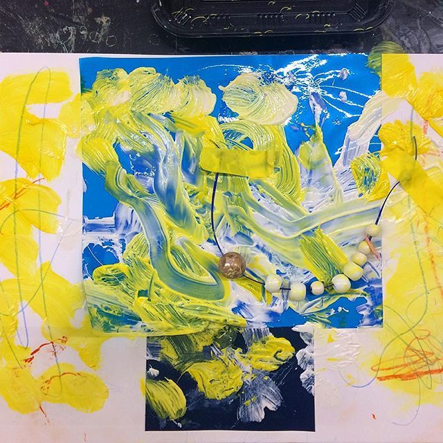 churchstschool's tweet photo. Multimedia painting made by one of our students in Explore! Art I (for 16 to 36-month-olds). Join us this summer for Summer Arts Medley and other great options for young artists. https://t.co/nWTBB7laAB