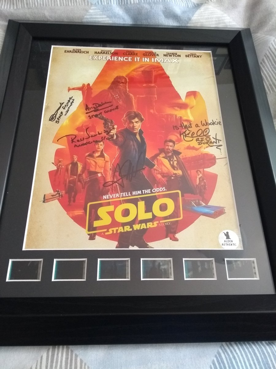 gerald71's tweet image. New solo Autographs just framed turned out amazing