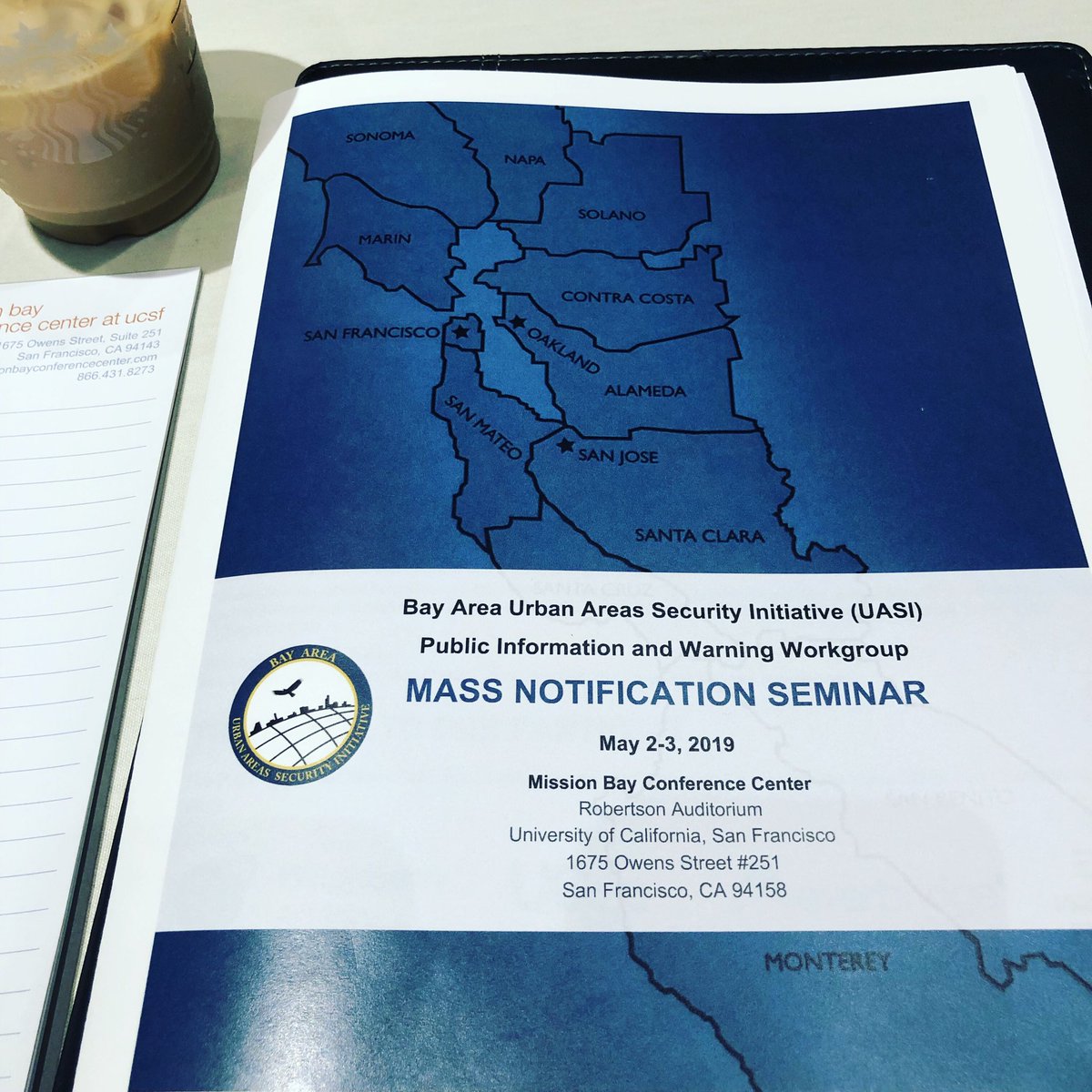 Excited to be attending the 2019 Bay Area Mass Notification Seminar. Looking forward to representing the East Coast while learning and sharing ideas and best practices in #publicalerting.  #publicwarning #emergencymanagement #bayareauasi #sanfrancisco