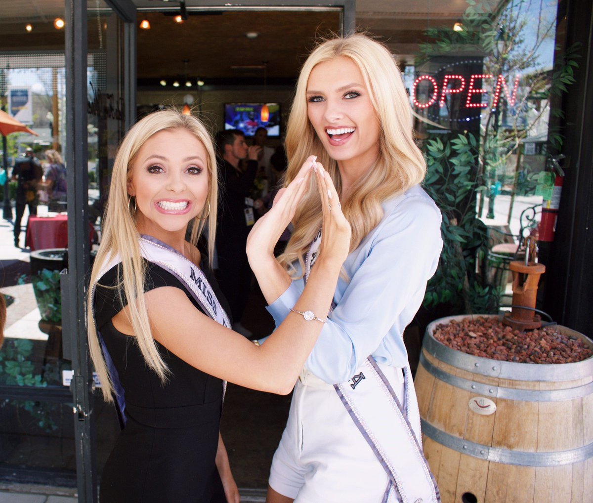 Kappa Alpha Theta (@bettielocke) on Twitter photo Kites are flying high at Miss USA today! Best of luck to Miss Indiana Tate Fritchley of <a href="/ButlerKAO/">BU Kappa Alpha Theta</a> and Miss Arizona Savannah Wix of <a href="/ThetaPepperdine/">Theta Pepperdine</a>! #thetalove #MissUSA Kites are flying high at Miss USA today! Best of luck to Miss Indiana Tate Fritchley of <a href="/ButlerKAO/">BU Kappa Alpha Theta</a> and Miss Arizona Savannah Wix of <a href="/ThetaPepperdine/">Theta Pepperdine</a>! #thetalove #MissUSA