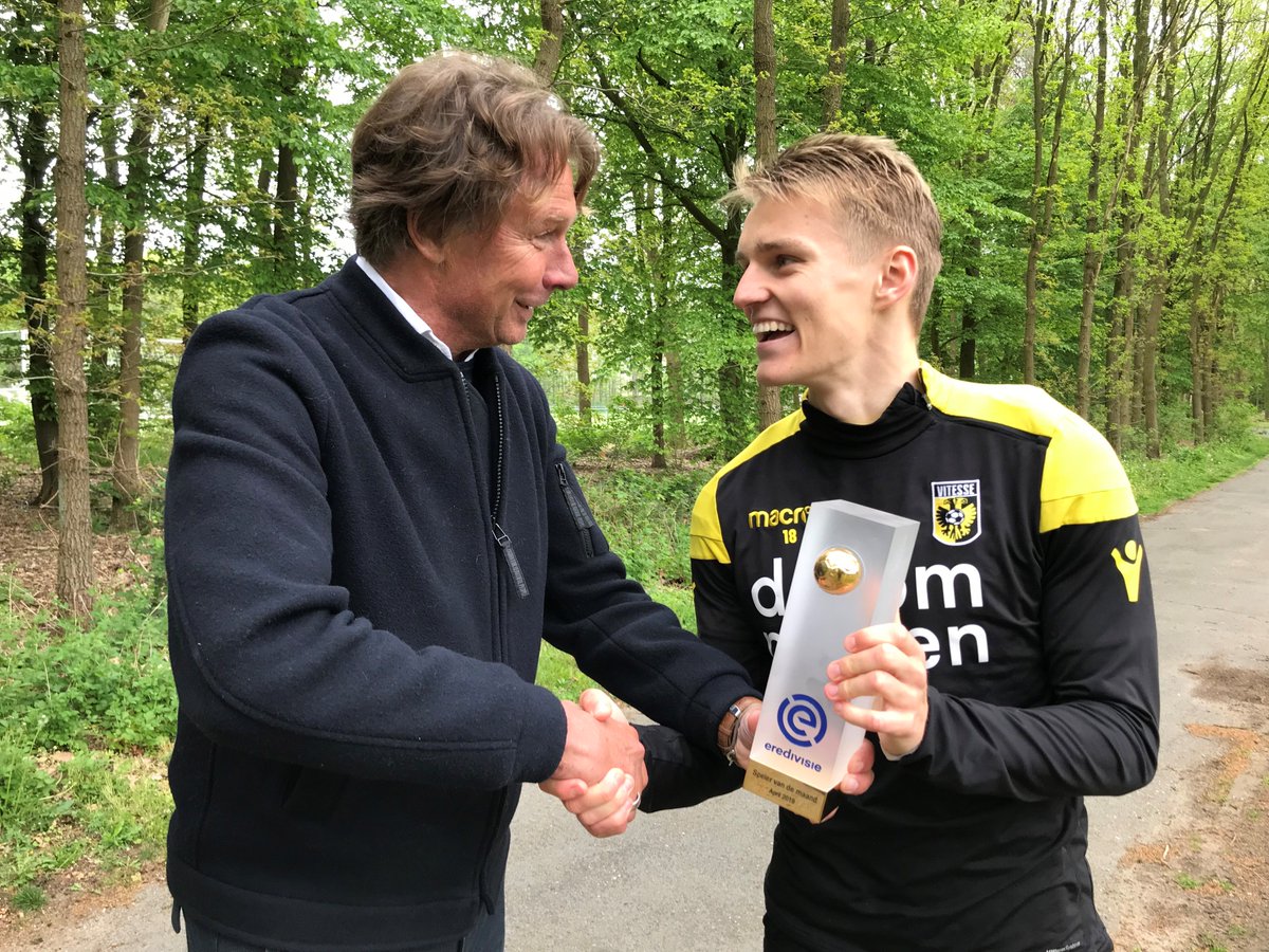 Ødegaard has been named by the Eredivisie as Player of the Month. He the best performing player in April, in terms of statistics & is also in the Team of the Month.