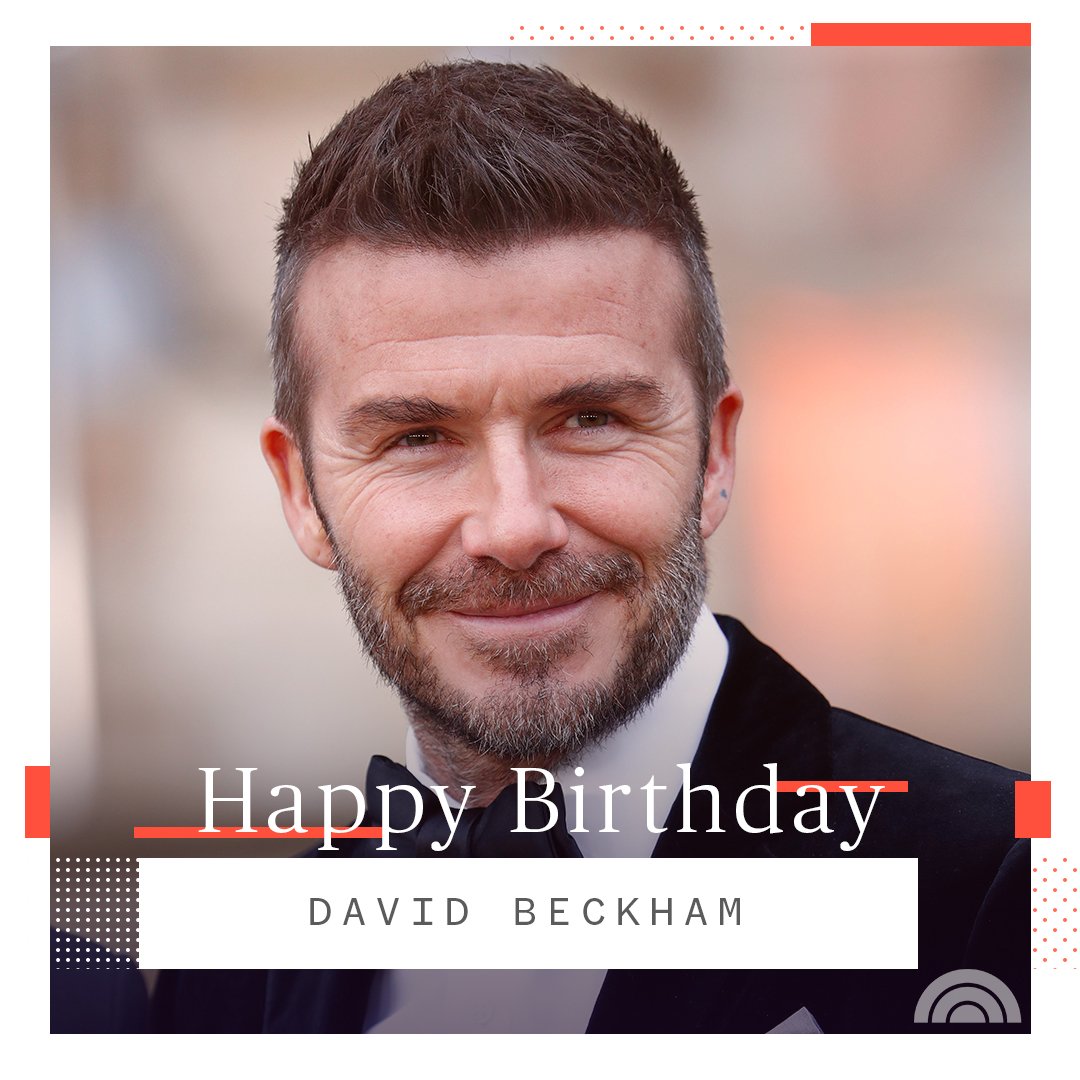 Happy birthday, David Beckham! 