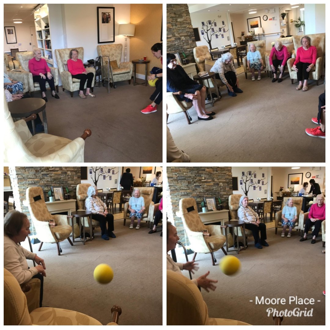 MoorePlaceEsher's tweet photo. Another session of armchair exercises from this afternoon. #MoreExercise #ExerciseMadeFun #MoorePlace #Esher #SocialActivity #AnchorActive #AnchorHanover https://t.co/imLkganZVt