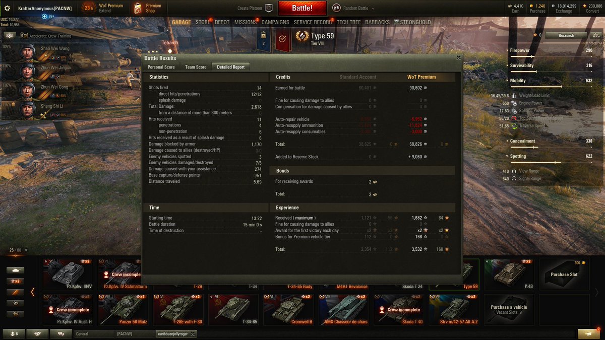 KrafterAnonymos's tweet photo. One of the more tense games I've had in a long while! Ended up in a 3v6, and then a 1v4. Left me with a pounding heartbeat and shaking hands, especially when you take a look at the Battle Duration at the bottom of the third pic... https://t.co/ajazJKelOm