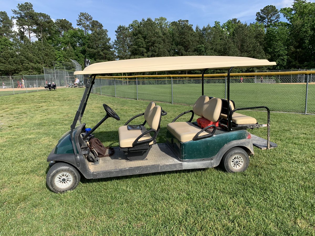 Need assistance while at Tuckahoe Little League on this beautiful Thursday afternoon? Just “Call the Cart” at (804) 885-5227 or (804)8TLLCAR and this fine luxury vehicle with a trained driver will magically appear! ⚾️🛒