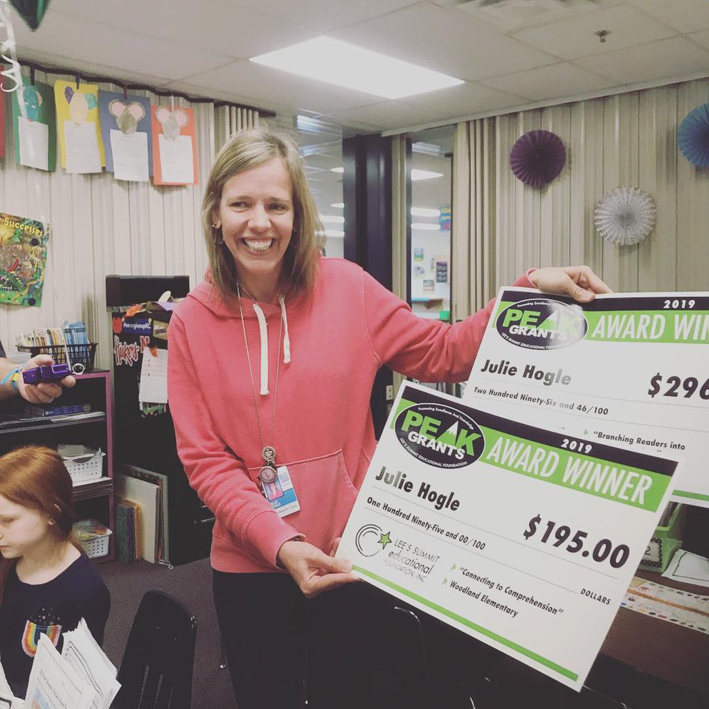 lsedfoundation's tweet photo. Foundation board members and volunteers traveled to 13 schools today awarding PEAK classroom Grants! #PEAKGrants https://t.co/sDxxkWOGfE
