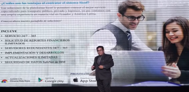 DigitalBankLA's tweet photo. La #Fintech del día es @pbcorp_sa, que cuenta con el sistema #Sicof, una solución para el control operativo de una flota que, además, almacena información. Recordamos su presentación en el #DigitalBankGuayaquil 2019 👉https://t.co/5HTXHKx8Y3 https://t.co/BUpX2D41a6