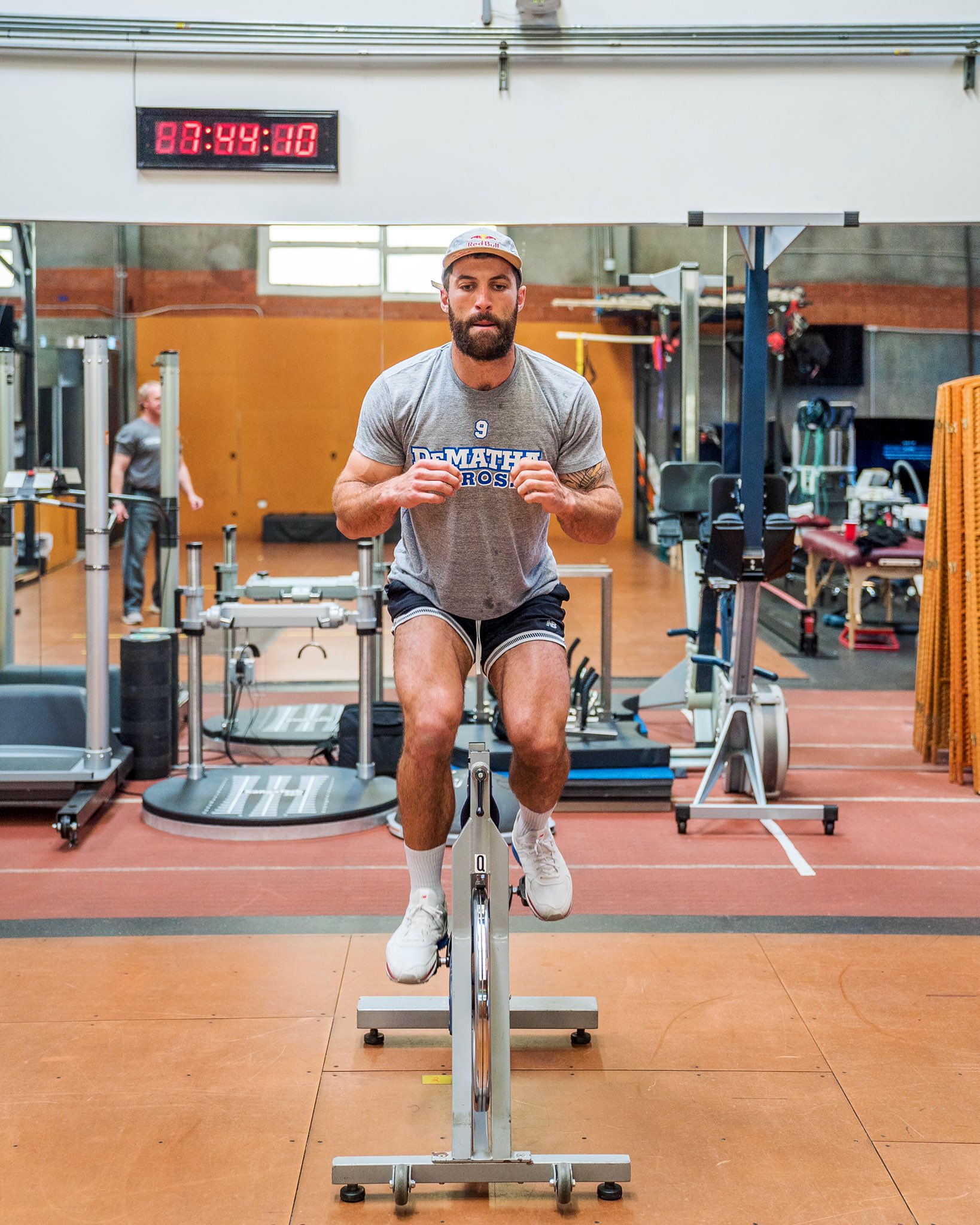 Paul Rabil on X I found my new favorite workout at the redbull high performance lab. No bike seat. No handlebars. Athletes only. https t r8rsYIAKbo X