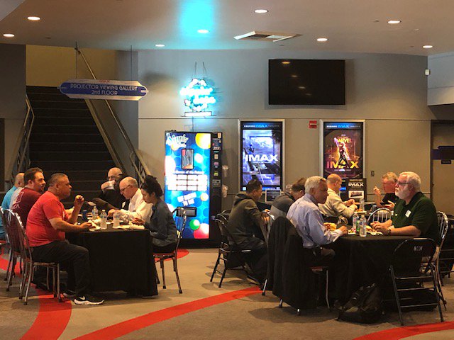 NWNComm's tweet photo. Thanks to @Cisco for joining us for a lunch and learn and IMAX movie! #Avengers #NWNCorp #Cisco #Networking https://t.co/rG16GqTP8U