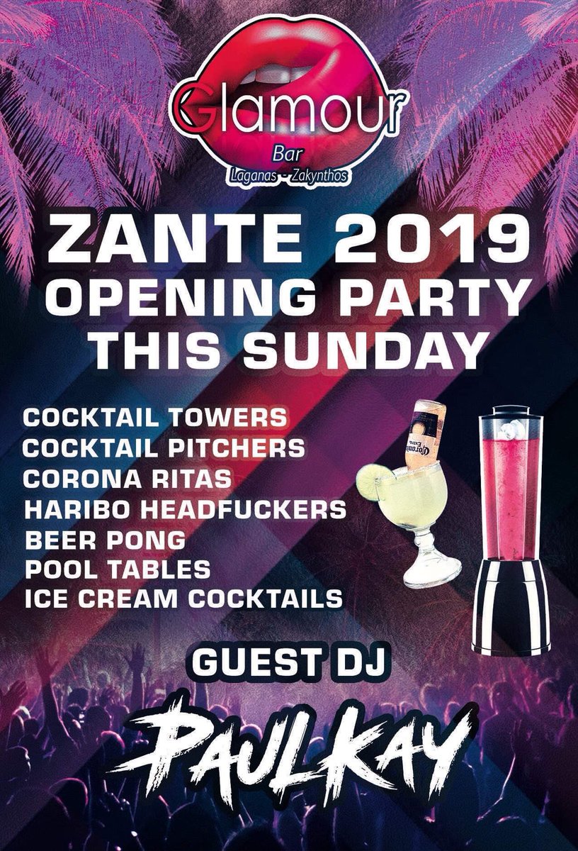 Glamour Bar Zante tweet media