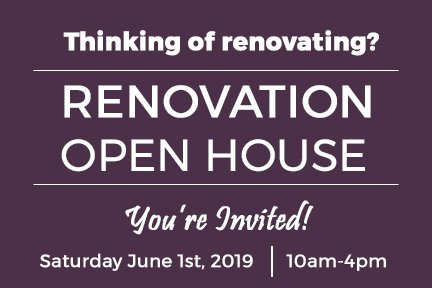 Are you thinking of renovating? You're invited to our open house on Saturday, June 1, 2019. Come in and speak to our Design Build team about how we can turn your renovation dreams into reality. 
artiumdesignbuild.com/renovationopen…