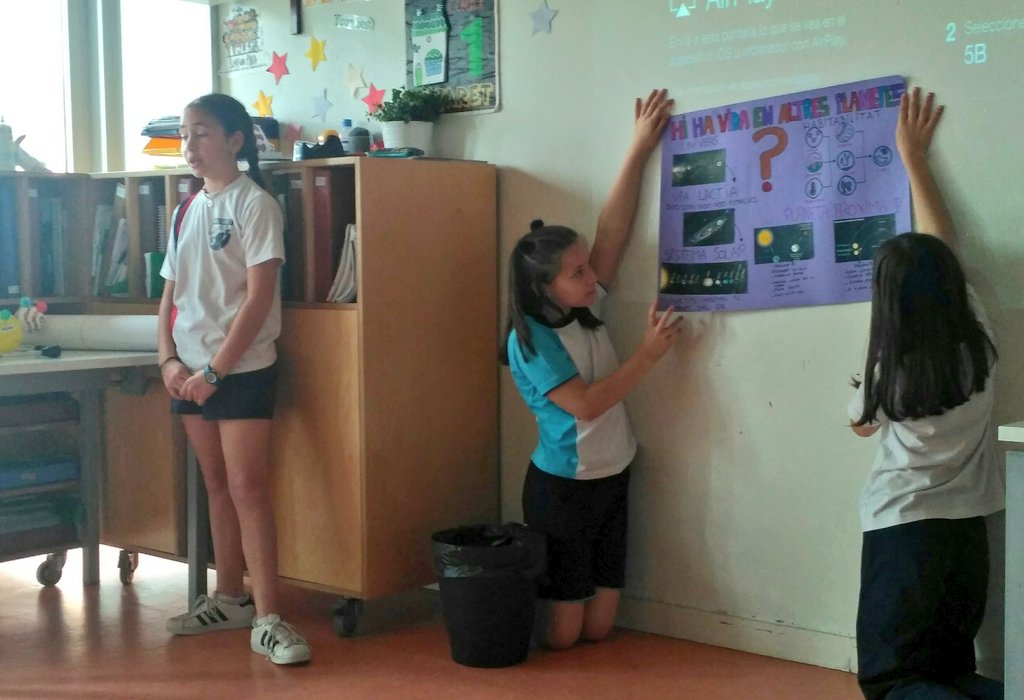 Gegabu's tweet photo. Gracies @5ePrimaria per donar.nos l.oportunitat de poder gaudir dels nostres genis!!! Gran feina @_mdangels!! #horadelgeni #cappreguntasenseresposta https://t.co/I9N8UM1Elw