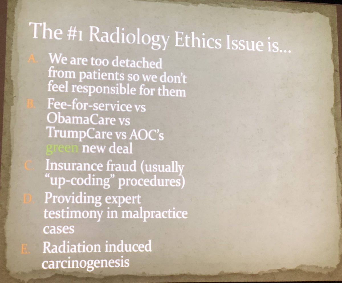 Judah Burns (@judahburnsmd) on Twitter photo More from day 3 of #Radres Business & Economics course <a href="/MontefioreRAD/">Montefiore Radiology</a>... “ETHICS in Clinical Radiology Practice.” 15 real world case scenarios (and a few light moments 😉) which challenge residents to think critically about how and why they do what they do. More from day 3 of #Radres Business & Economics course <a href="/MontefioreRAD/">Montefiore Radiology</a>... “ETHICS in Clinical Radiology Practice.” 15 real world case scenarios (and a few light moments 😉) which challenge residents to think critically about how and why they do what they do.