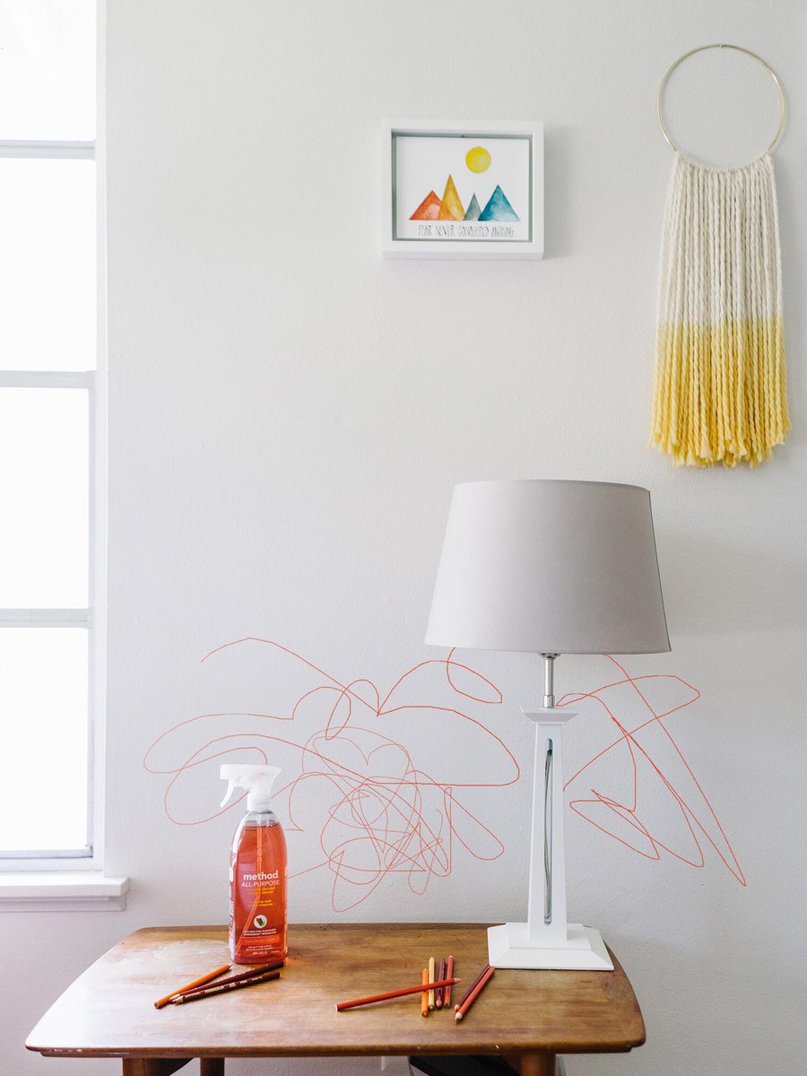 methodproducts's tweet image. you can count on us to turn your kid’s canvas back into a wall again. 🔮 #mymethod #fightdirty #cleaning