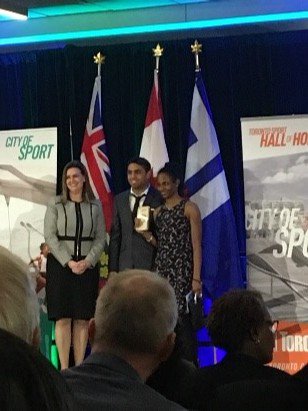 TOSportsCouncil's tweet image. On April 4, Monique Shah was awarded the Special Olympics Athlete of the Year Award at the @cityoftoronto Sport Hall of Honour Awards! @TOa11ySports @CSC_ON @TorontoPFR #TOStar #TOSport #ICYMI