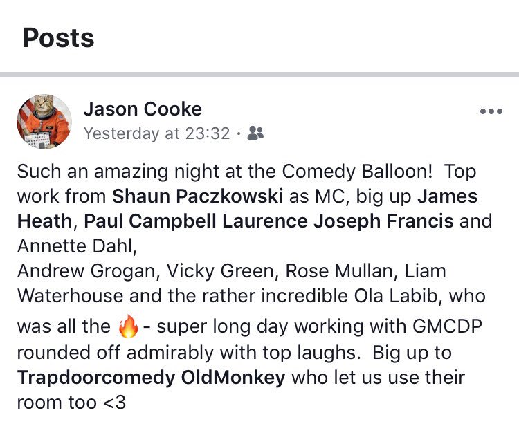 It’s amazinggg getting positive feedback from a performance. But to get a shoutout?? Cherry on top...I am hilarious though 🤷🏾‍♀️🤷🏾‍♀️  #ComedyGold #blackcomedy #africancomedy #muslimcomedy