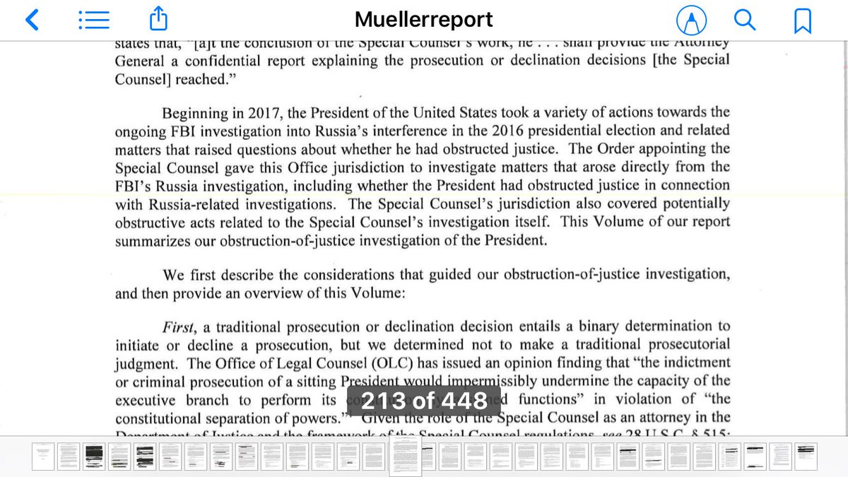 47. Vol. II starts off daunting: the president* is criminally investigated“If we had confidence..the president* clearly did not commit obstruction of justice, we would so state. Based on the facts..we are unable to reach that judgment”Perspective: Facts are not Trump’s friend