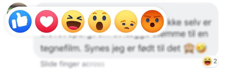 HannaElla's tweet image. Another #flatdesign bites the dust with the new #facebookdesign reactions. Ripinpeace 🙁 #GraphicDesign #UIDesign