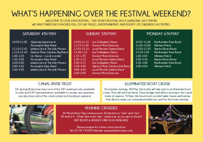 Waterwaysfest's tweet photo. @StrayFM @CravenHerald @BBCLookNorth @SkiptonBID https://t.co/SRUcvSGAy4