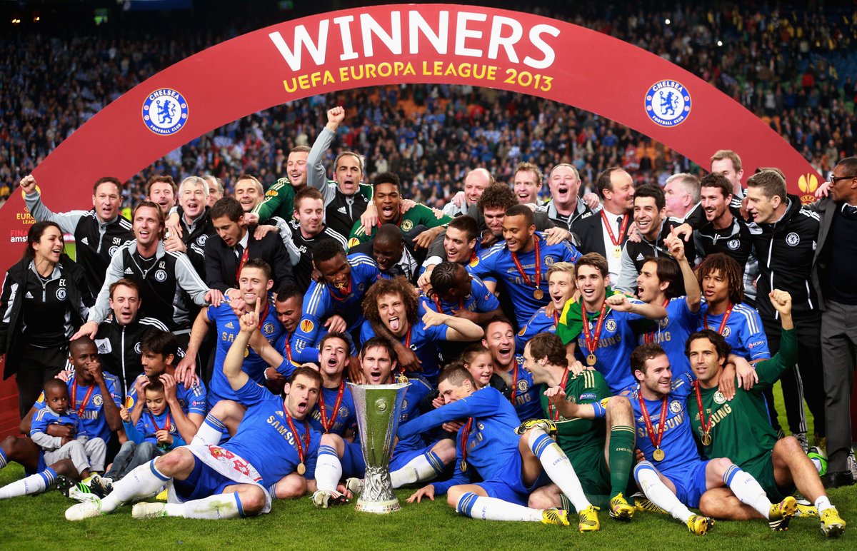 Throwback to 2013 when Chelsea won the Europa League 🏆 #UEL #SGECHE