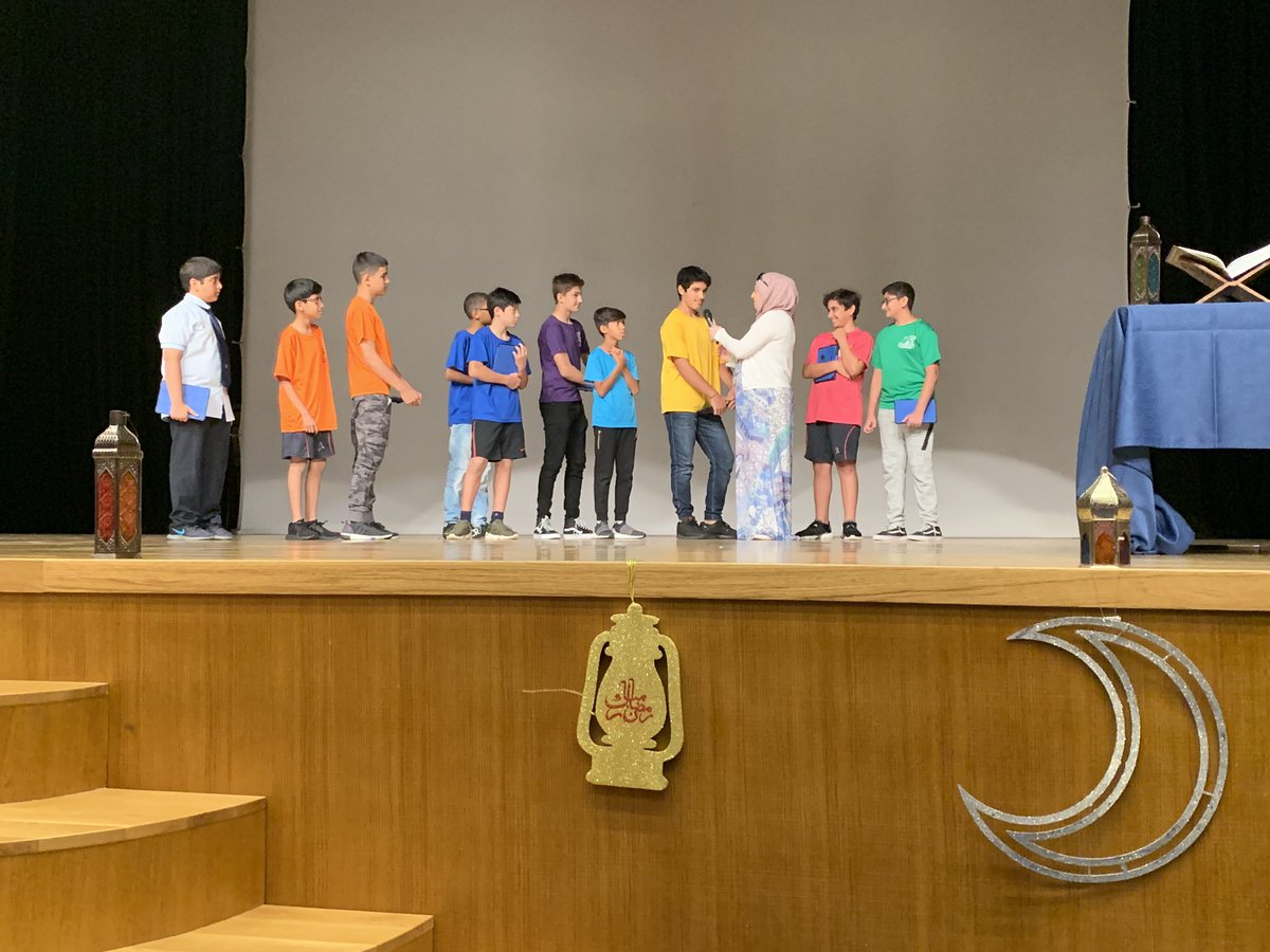 nohabish's tweet photo. Kicking off Ramadan Festivities with a beautiful MS Assembly ❤️ Starting with a fun Ramadan quiz, info and Q&A session #YearofTolerance #Ramadan #IslamicEd @gems_daa @GEMS_ME #RamadanFridge @KHDA https://t.co/nP85NaEO0h