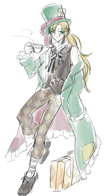 帽子屋のtwitterイラスト検索結果 古い順