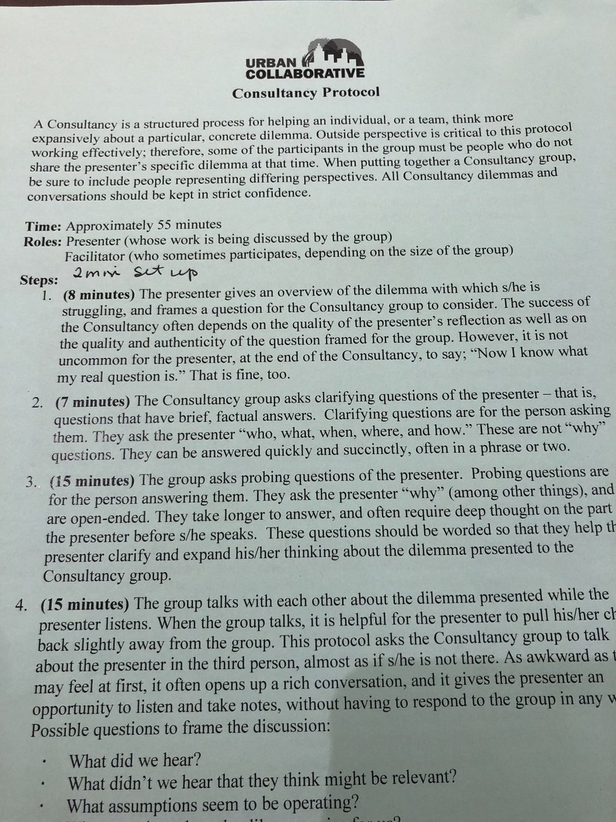 Traci Hogan (@gcs_sped_hogan) on Twitter photo Grateful to participate in the consultancy protocol <a href="/UrbanCollabEDC/">Urban Collaborative</a> #makingconnections #UCSpring19 Grateful to participate in the consultancy protocol <a href="/UrbanCollabEDC/">Urban Collaborative</a> #makingconnections #UCSpring19