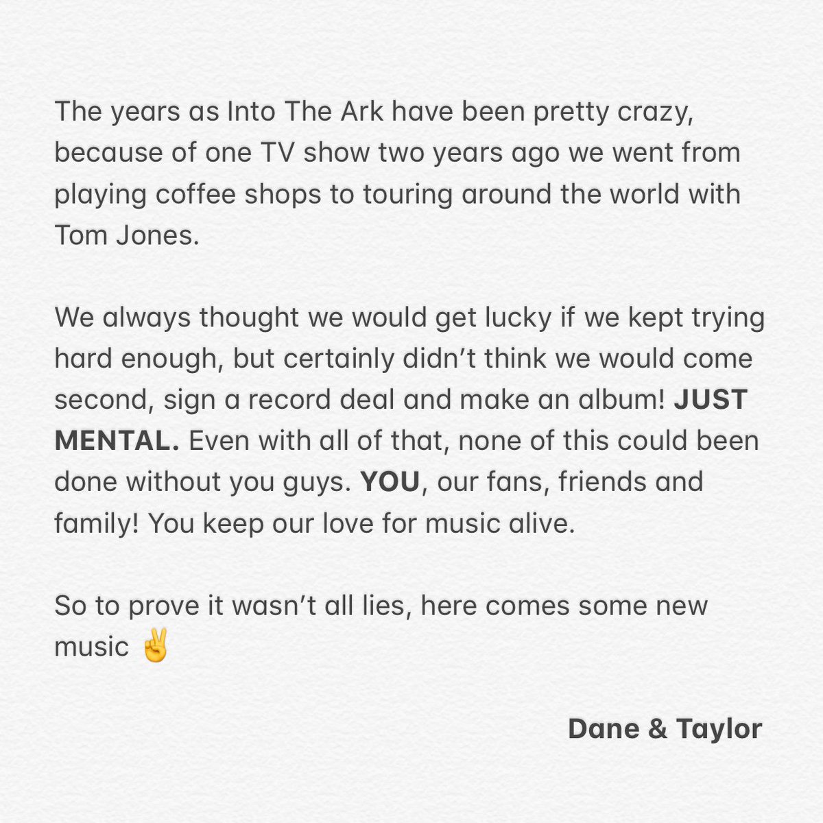 Just a little thank you...Put Us Back Together is out tomorrow!! It'd mean a lot if you presaved it 🙏🏻

Presave ➡️ ita.lnk.to/putusbacktoget…