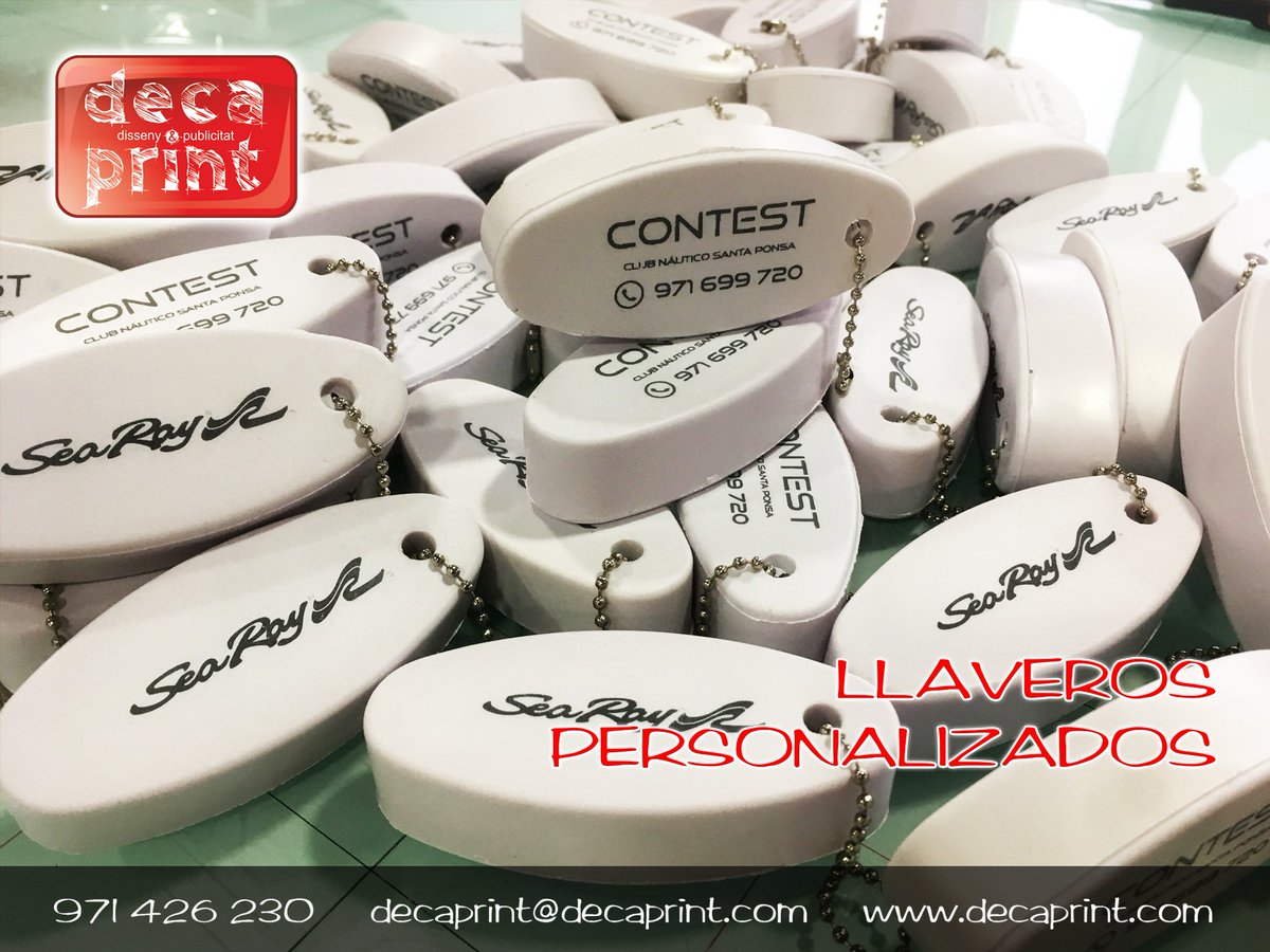 Decaprint2's tweet image. Aumenta tu visibilidad y haz que tus #clientes tenga siempre a mano tu #empresa con unos #llaveros totalmente #personalizados. Contacta con nosotros y te enseñaremos todas las posibilidades

☏971 426 230 // decaprint@decaprint.com // decaprint.com