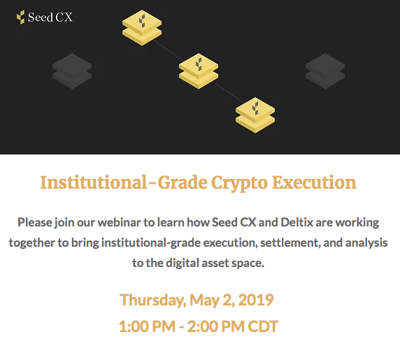 zerohashx's tweet photo. LIVE NOW: Seed CX and Deltix webinar on how the companies are working to bring institutional-grade execution, settlement, and analysis to the digital asset space. Tune in: https://t.co/78RLXf7DZB https://t.co/2atLTEB2A8