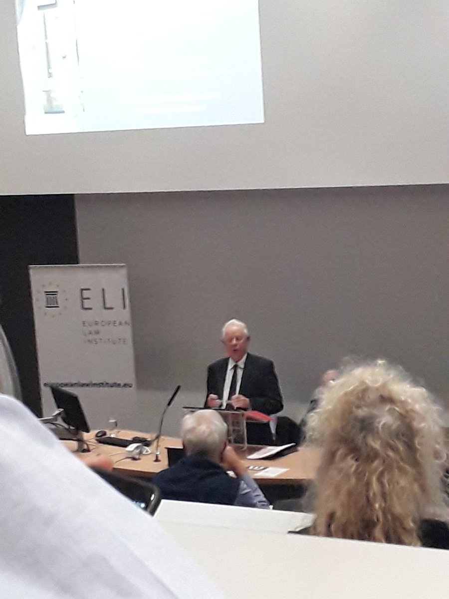Lord Justice John Thomas, former Lord Chief Justice of England and Wales discussing the practical impact and societal benefit of European Law Institute (ELI) projects <a href="/UCDLawSchool/">UCD Sutherland School of Law</a>