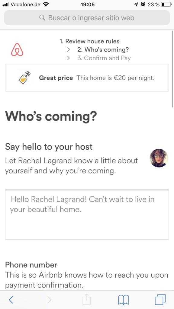 <a href="/AirbnbHelp/">Airbnb Help</a> I denounce this host! #Berlin Rachel Lagrad  airbnb.com-request-room9841785.eu/booking/listin… with this Mail: mailto:rachellagrand@immopropertyeu.com