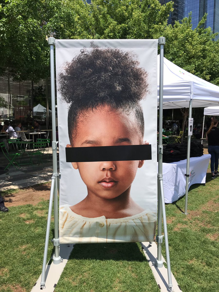 DallasPD's tweet photo. We are proud to be a part of the #SaveJane #DCAC event today honoring the victims of child abuse in Dallas county. #Over27,000Victims https://t.co/pfhDKsj4wf