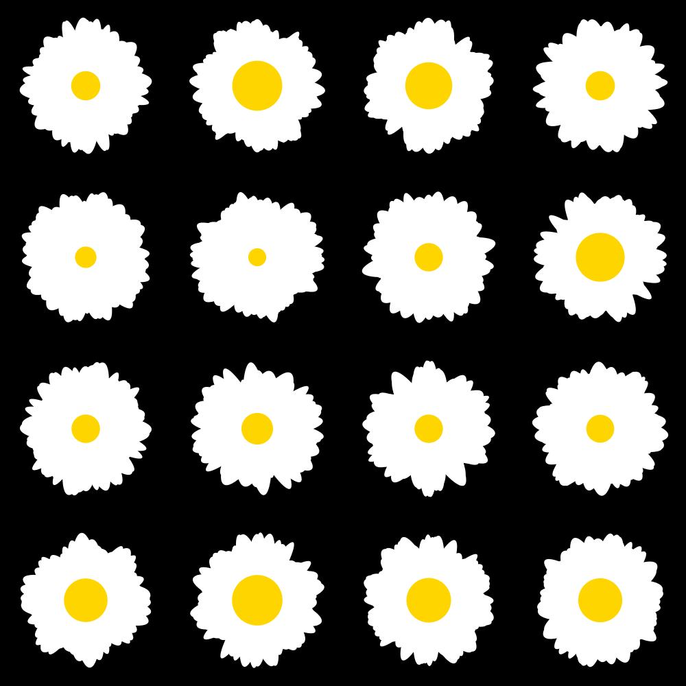 wholepixels's tweet photo. Generative Outtakes: Daisies
#generativeouttakes #generative #daisies #generativeflowers #creativecoding https://t.co/5omulWbka0