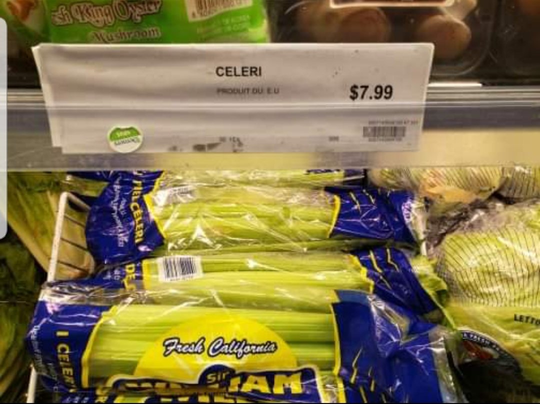 dianejess93's tweet photo. Pas d'allure 🤦‍♀️ #Celery #CeleryGate https://t.co/PGDRpKSNMe