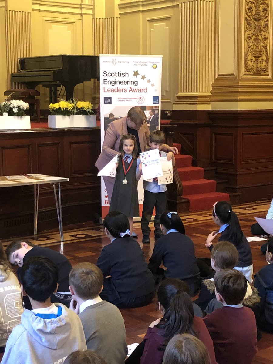 StCharlesGla's tweet photo. Our Engineers were delighted to be given Participation Certificates in today’s @primaryengineer #STEM Event and then...we won prizes in 2 categories. We won ‘Best Design’ in the Apprentice Level 2 category and were the overall winners for Engineer Level 2. #WeAreEngineers #DYW https://t.co/jcLg6xe7y7