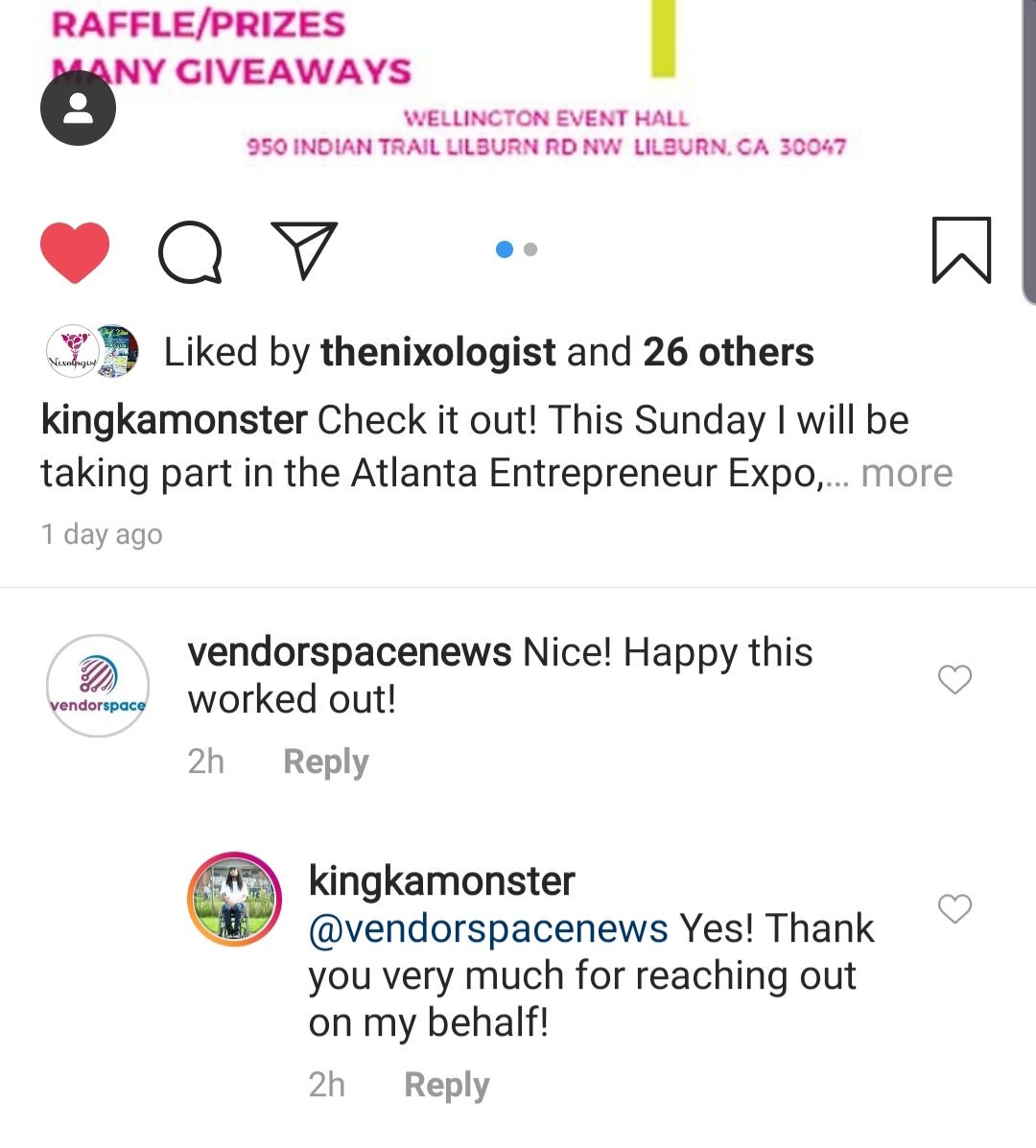 joinvendorspace's tweet image. Things like this keep us going. Happy we can help another vendor get connected! #eventplug