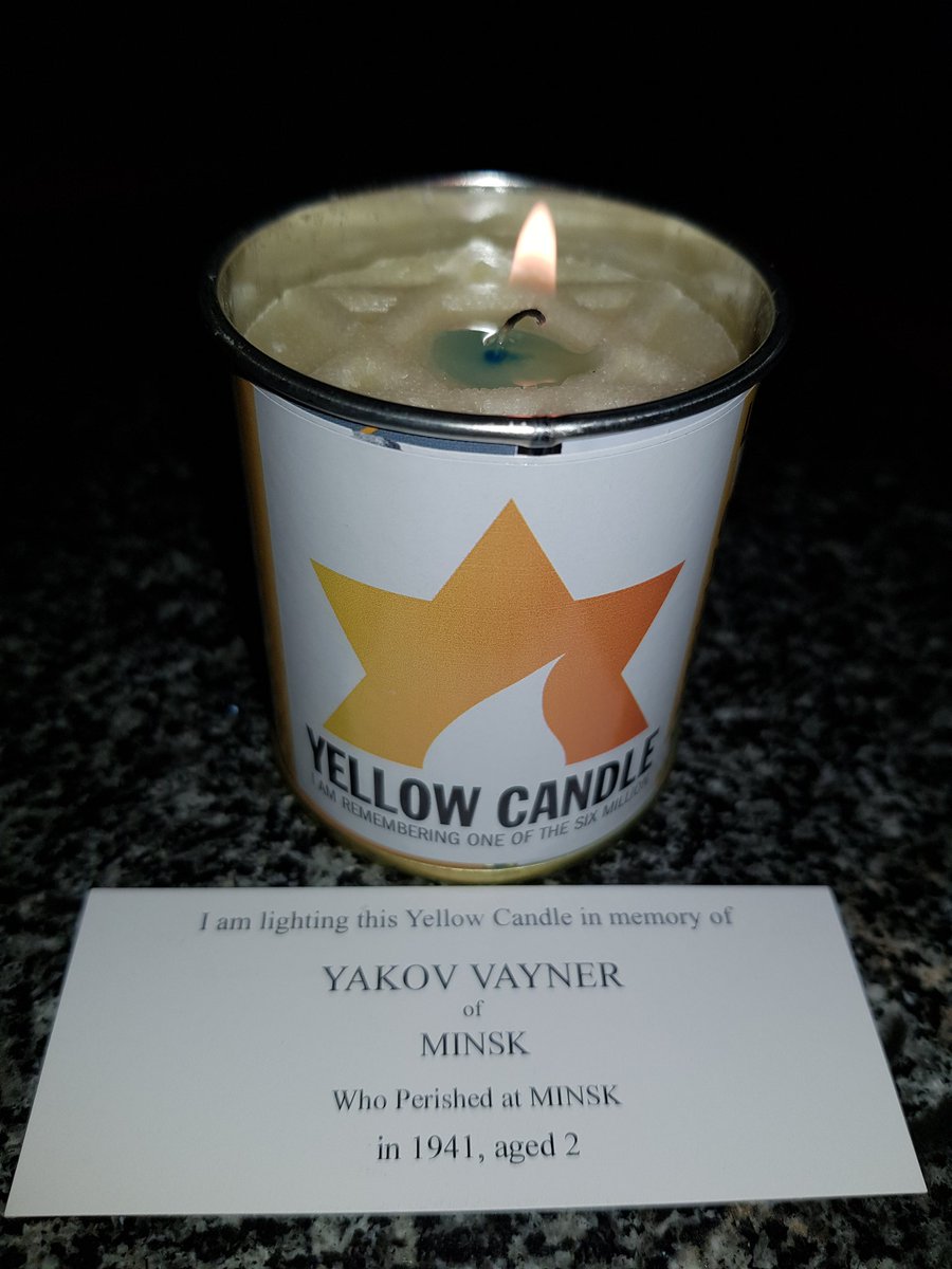 L_martino's tweet image. I am remembering one of the six million @yellowcandle #yellowcandle 🕯#yomhashoah