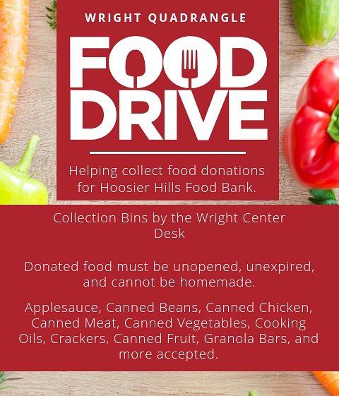Donate to Hoosier Hills Food Bank! 🍎