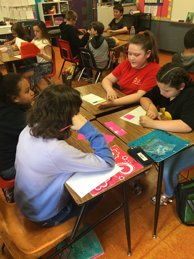 swbagwell's tweet photo. 6th grade is getting ready for 7th grade!  We are putting puzzles together to learn how to add integers with help from Mrs. Gibson!  @mollygibs1204 #ccsdtn @KnightsSms https://t.co/oPstksniZ9