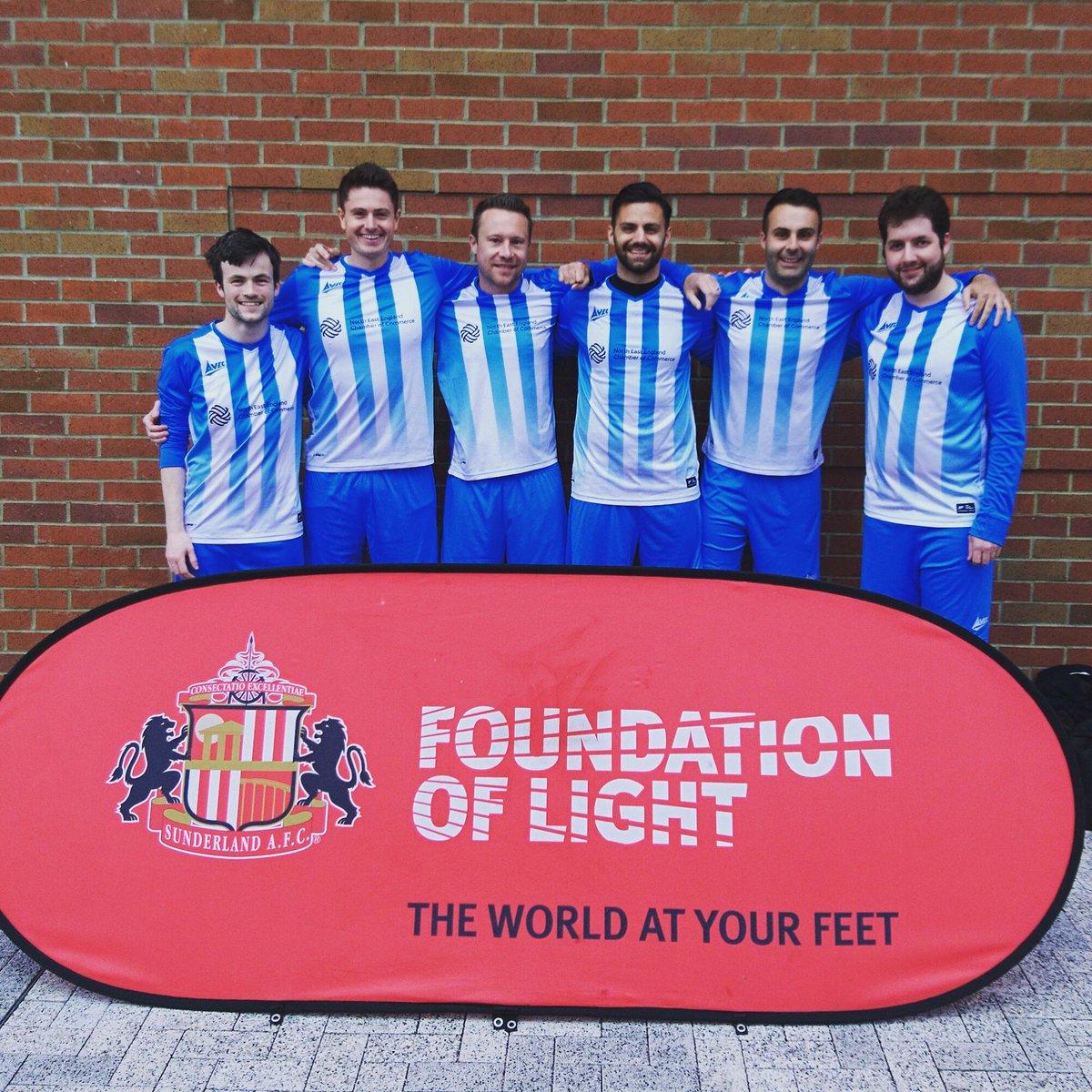 BeaconofLight's tweet photo. 📸⚽SAFC InBusiness League has welcomed another new team for the new season which kicked off tonight. ‘The Chamber’ @NEEChamber Good luck lads! #NEECC #beaconoflight #safcinbusiness #league https://t.co/jFE2ZIDkZq