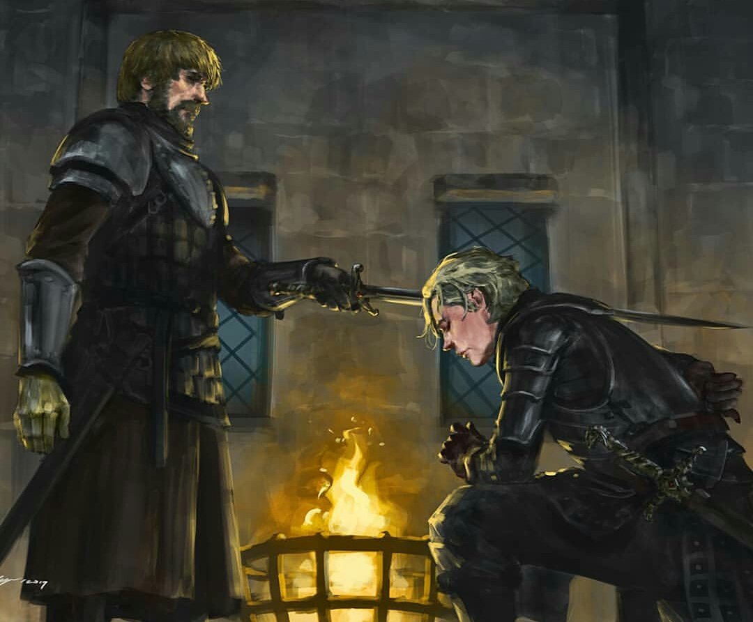 this is probably my favourite art from new GoT season  #Brienne  #JaimeLannister  #braime