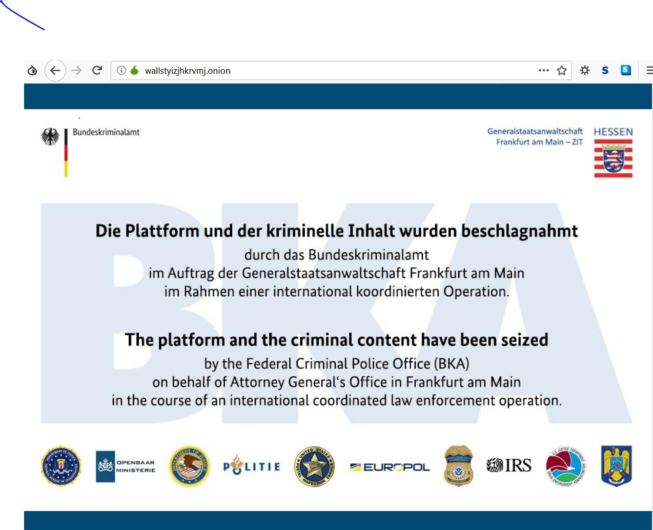 Wall market darknet